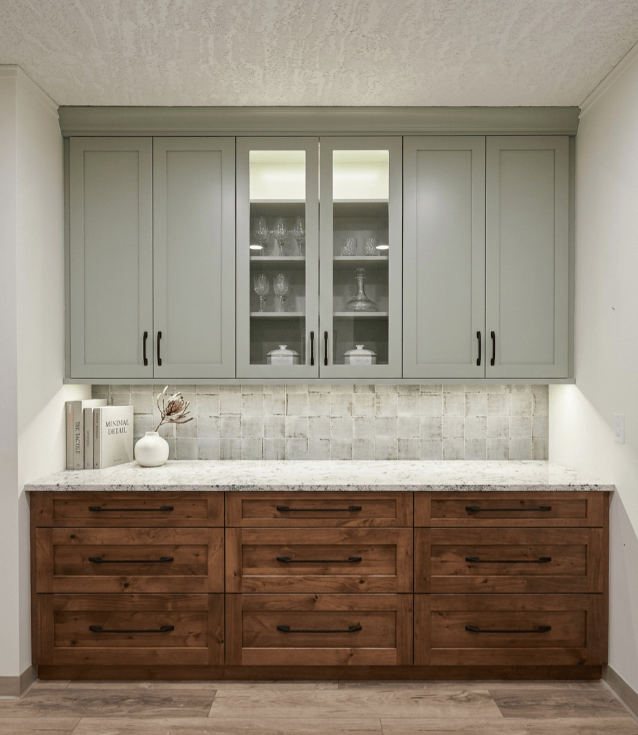 Sage and Glass Kitchen