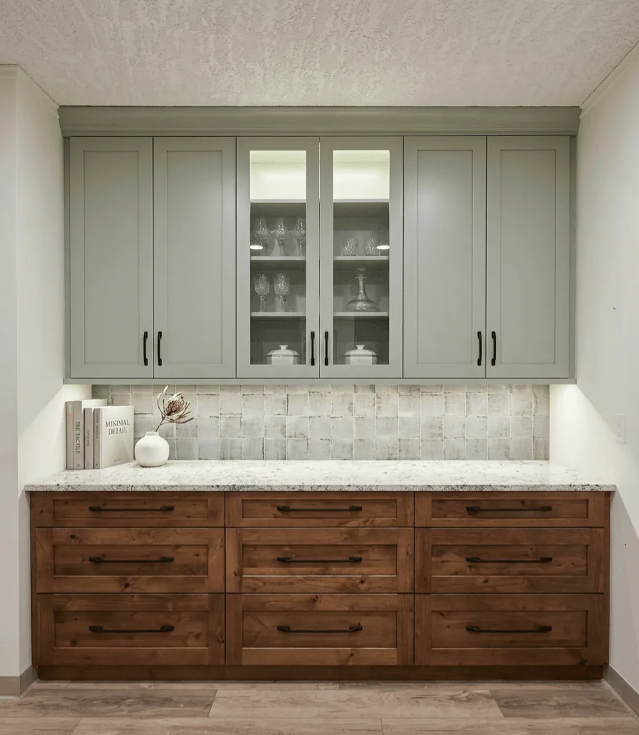 Sage and Glass Kitchen