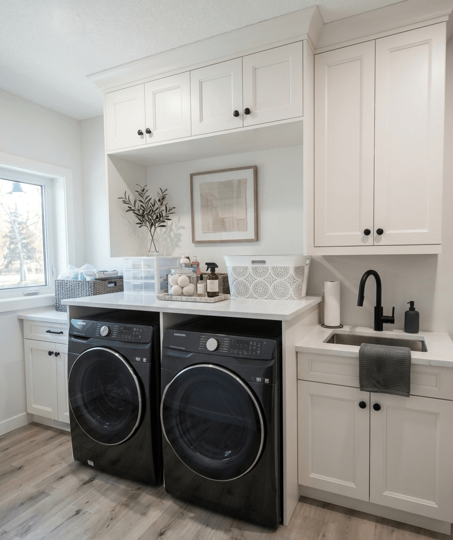The Finished Laundry Room