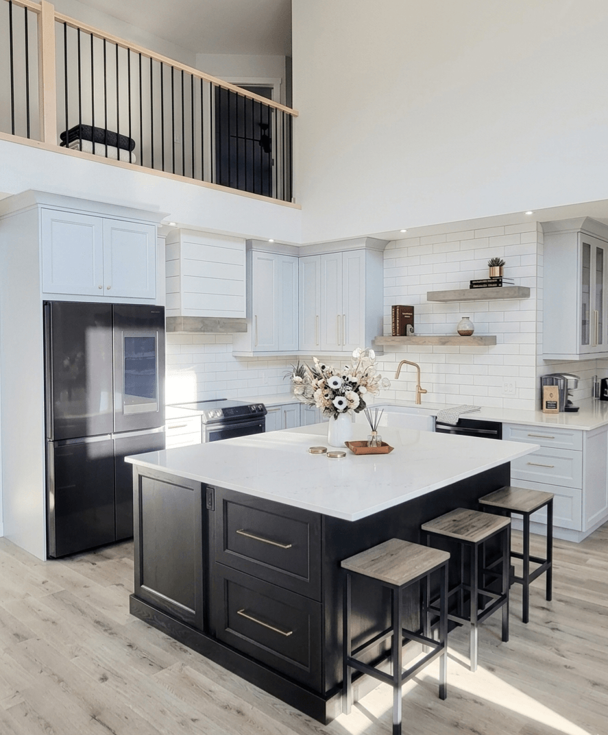 Dark Island Statement Kitchen