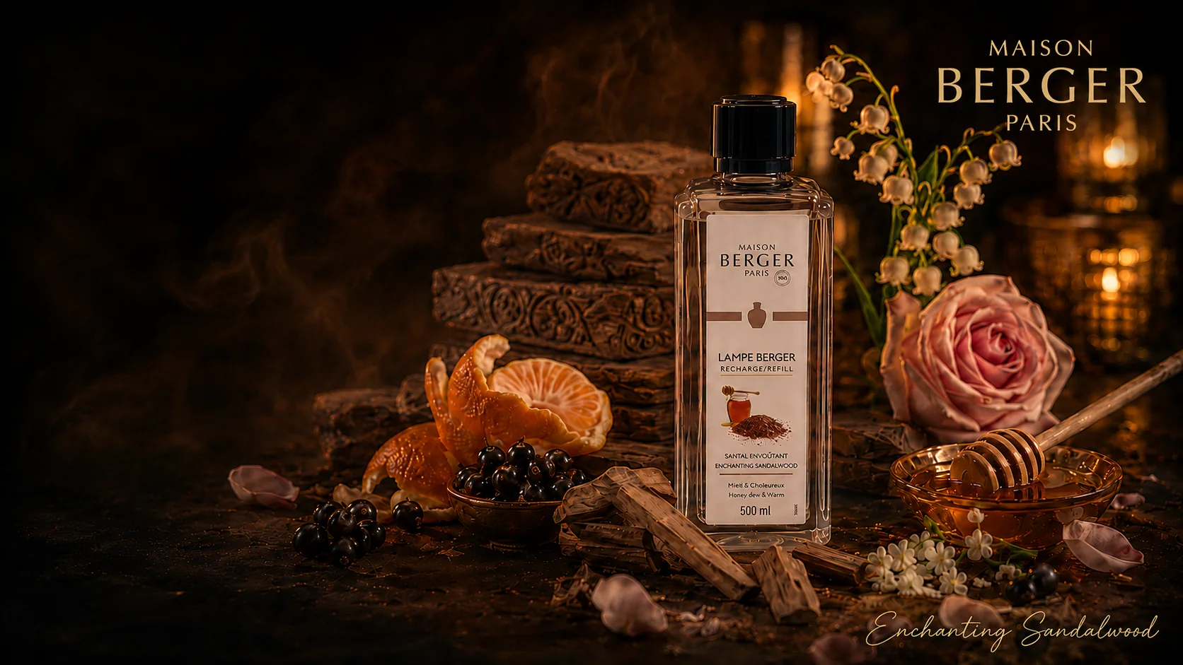 Enchanting Sandalwood fragrance by Maison Berger Paris
