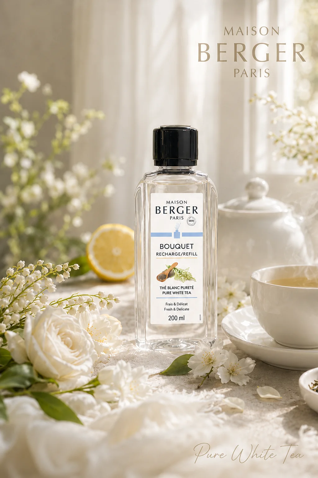 Pure White Tea fragrance by Maison Berger Paris