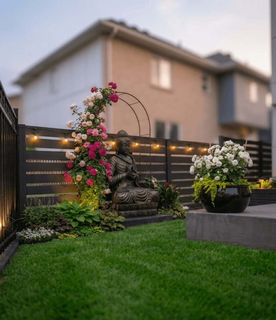 Private retreat gardenscape concept by Interiors on Main