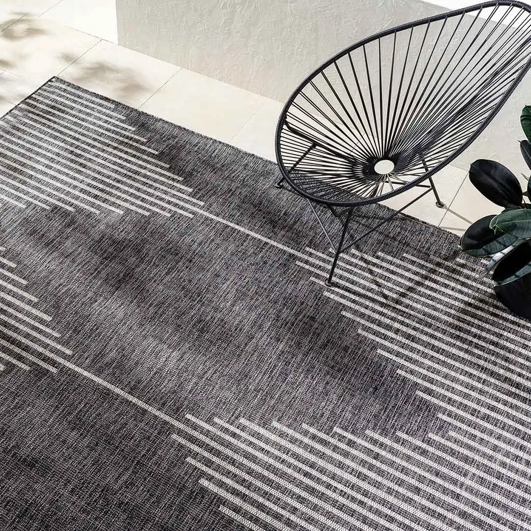 Stonewashed neutral rug in a softly finished interior